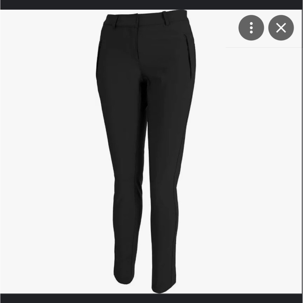 Slazenger Pants Womens 6 Black Golf Athletic Casual Classic